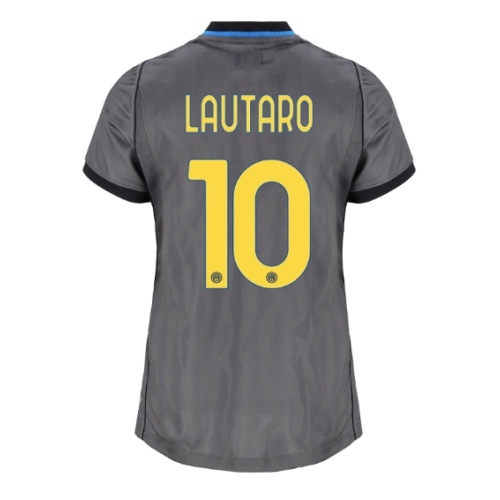 Inter Milan Lautaro Martinez #10 Maglia Gara Terza Repliche 2026-27 Donna Maniche Corte Inter Milan Lautaro Martinez #10 Maglia Gara Terza Repliche 2026-27 Donna Maniche Corte